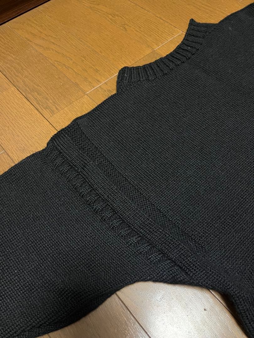ガンジーウーレンズ　Guernsey Woollens ニット　ブラック