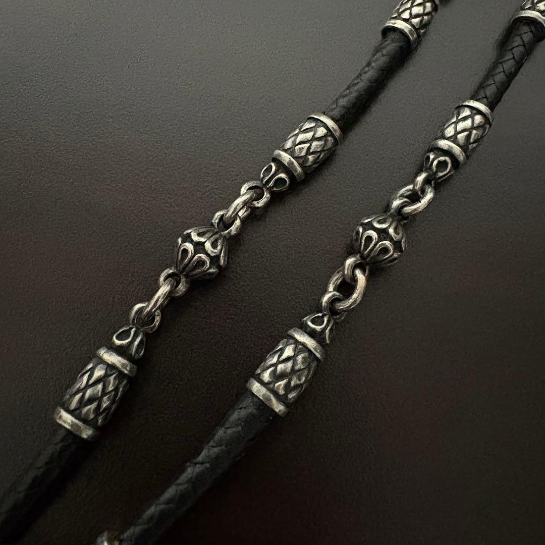 LEATHERS AND TREASURES 5ボール＆レザーウォレットチェーン