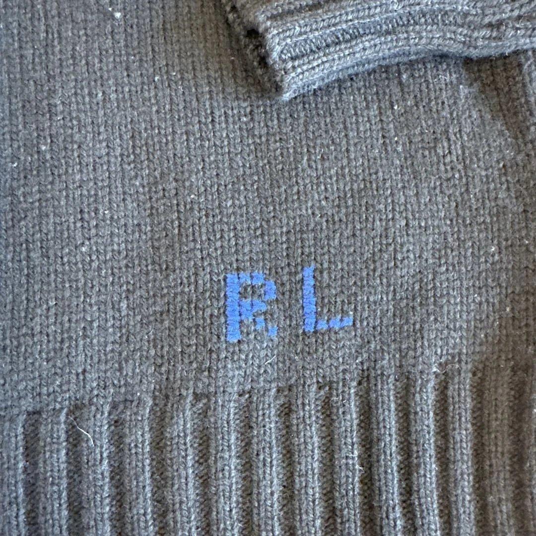 POLO Ralph Lauren クマ刺繍 ニット S/P ネイビー