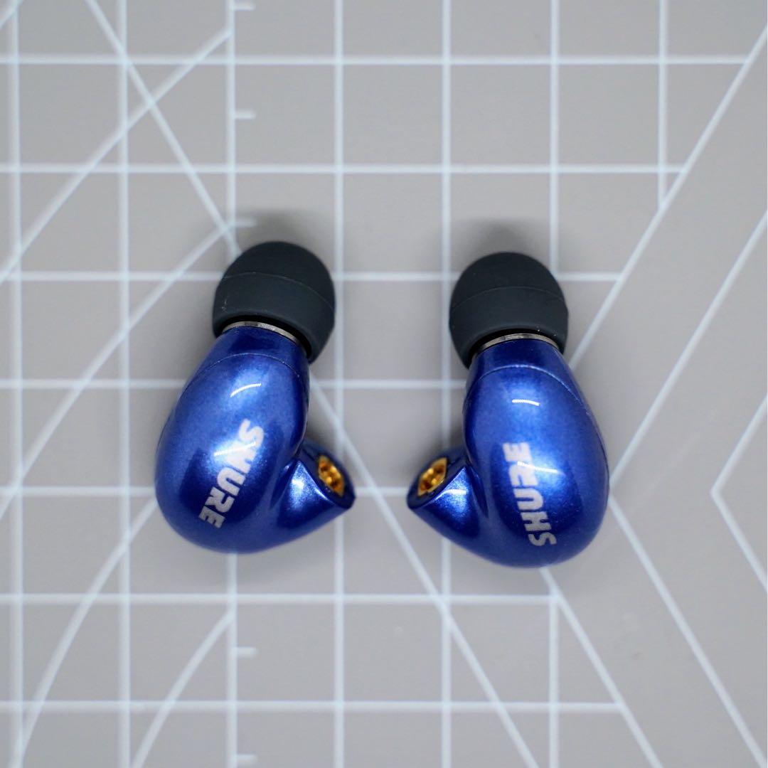 青 DIY SE846 純正希少ユニット使用 (超高評価アップグレード12BA)