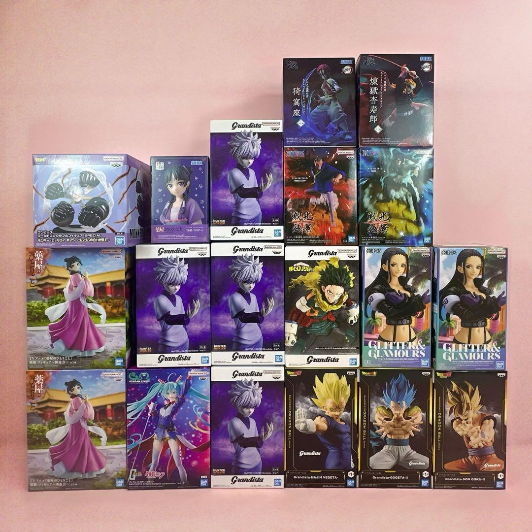 鬼滅の刃 薬屋のひとりごと ワンピース ドラゴンボール プライズ品フィギュア
