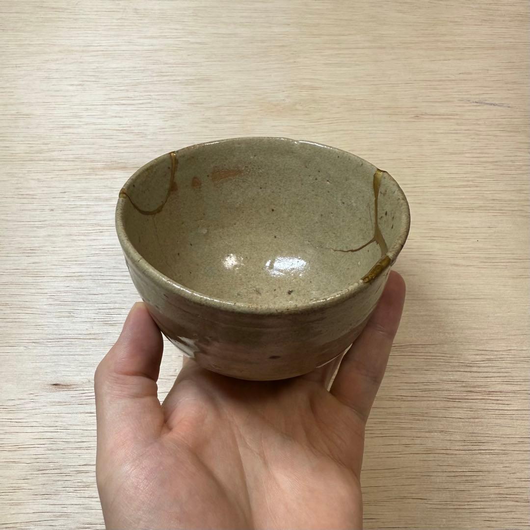 古唐津 無地唐津 茶碗 道園窯 桃山時代 江戸時代 金継ぎ 初期伊万里 古美術