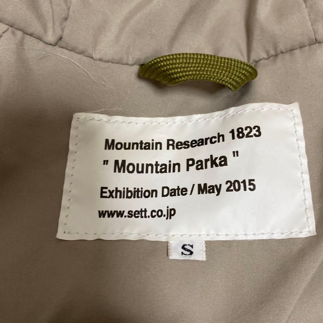 【mountain research】マウンテンパーカー　ナイロン　カーキ＊PI
