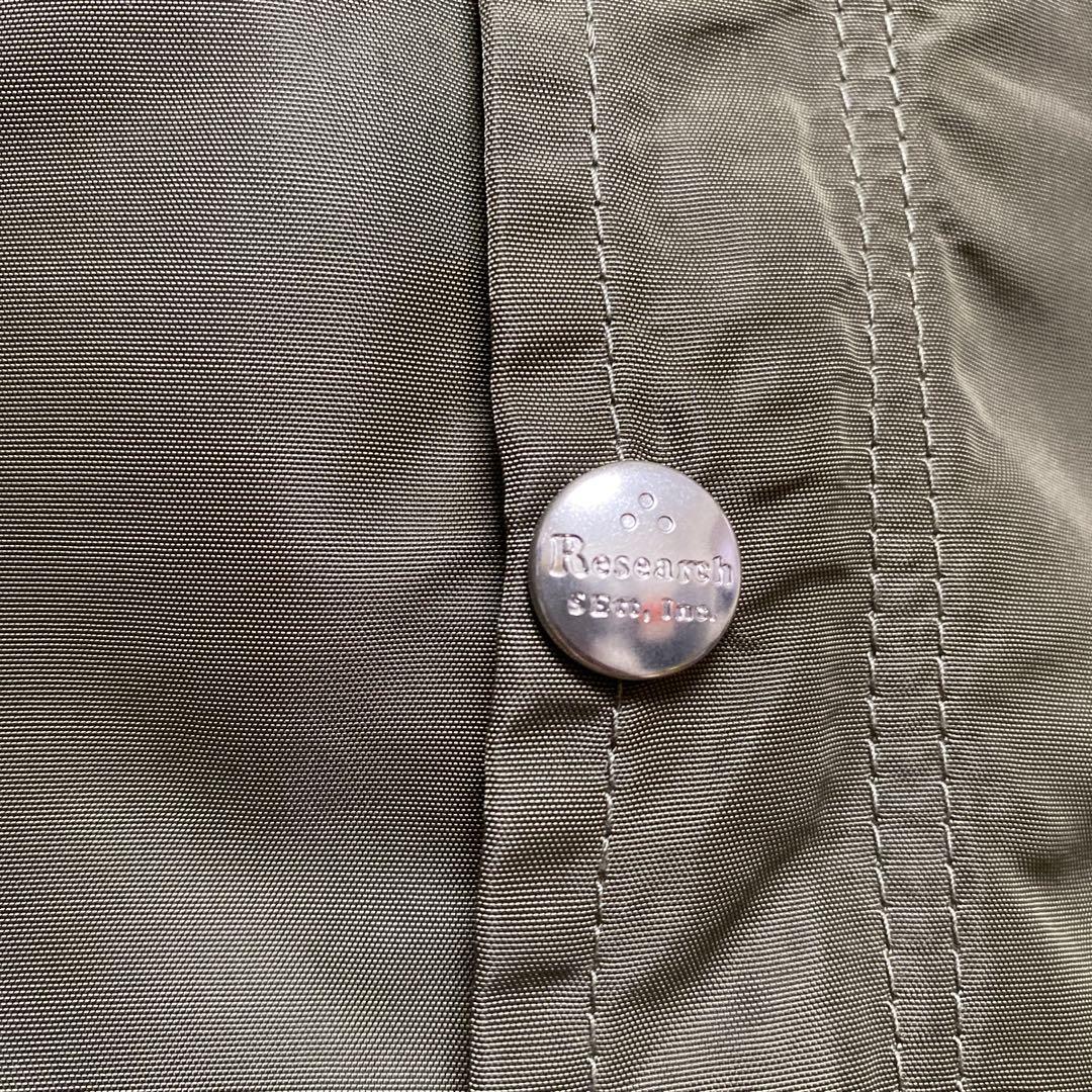 【mountain research】マウンテンパーカー　ナイロン　カーキ＊PI