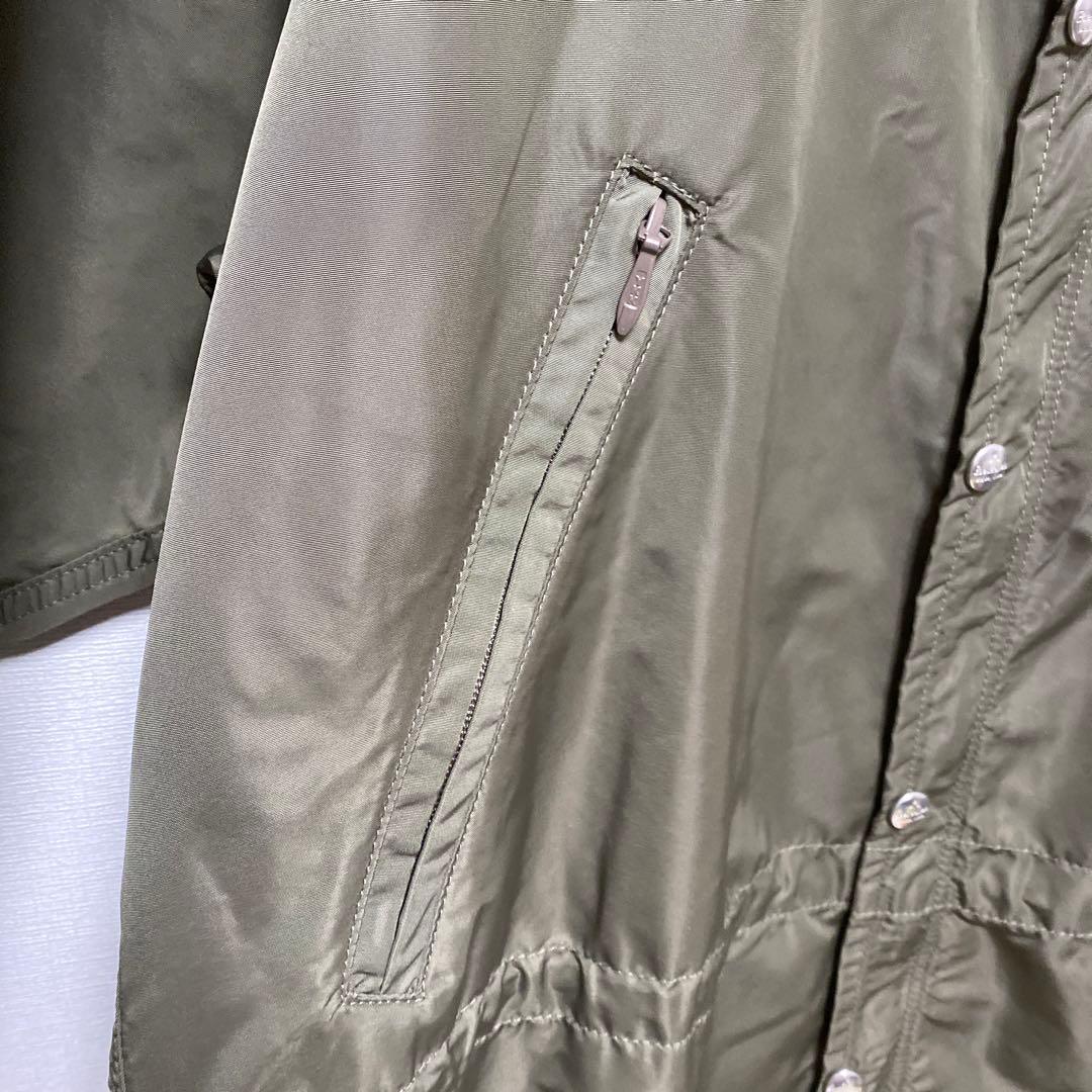 【mountain research】マウンテンパーカー　ナイロン　カーキ＊PI