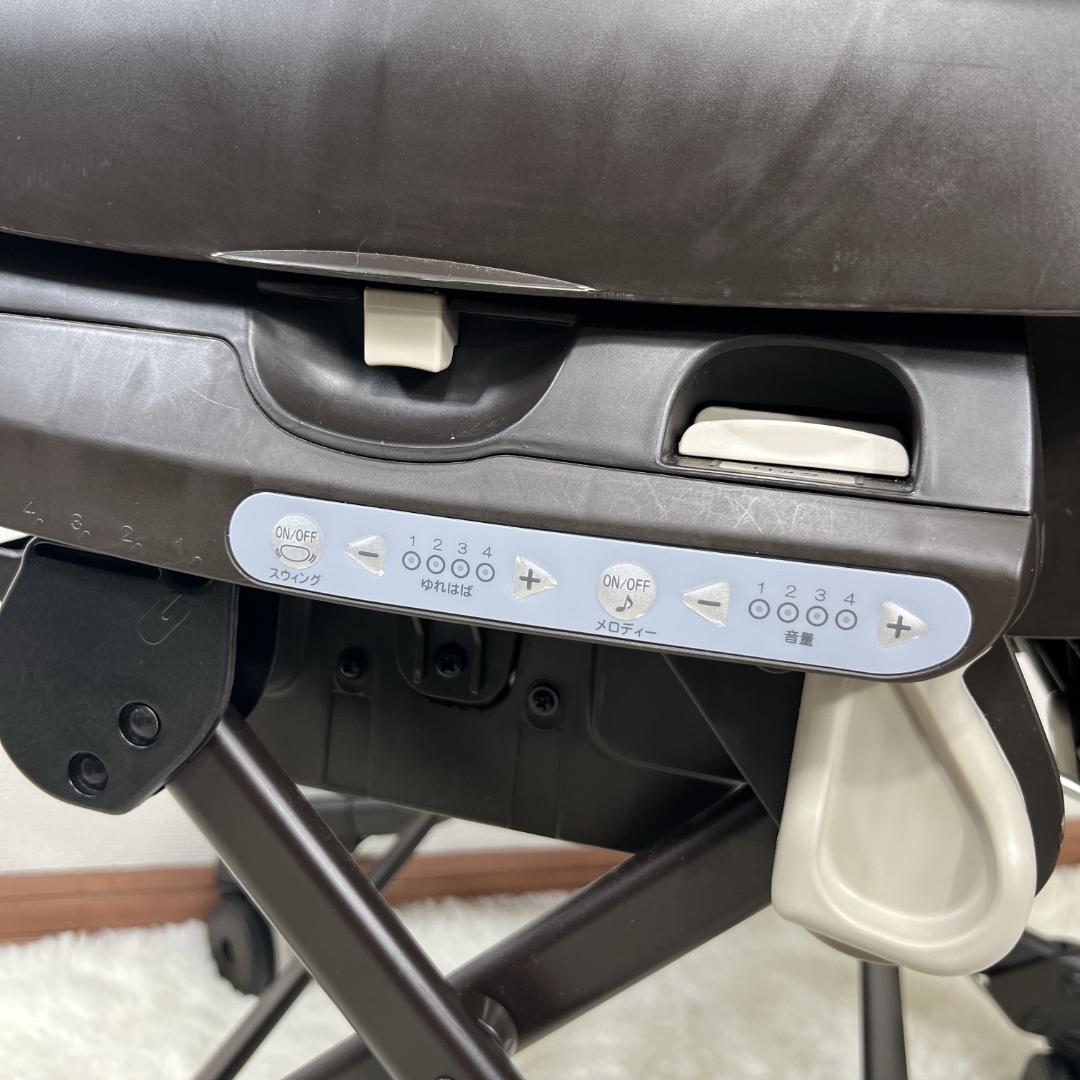 コンビ ネムリラ4キャスAT ハイローチェア ベージュ 電動スウィング