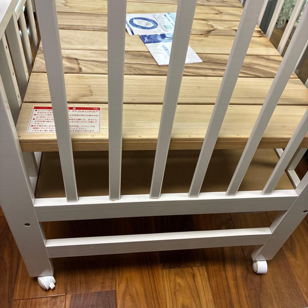 mero さま限定 KATOJI ハイシートベビーベッド ホワイト