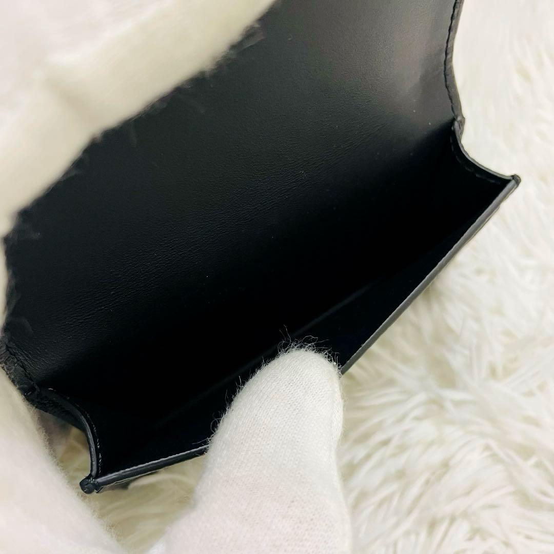 新品✨付属完備✨LOEWE 名刺入れ カードケース アナグラム レザー ブラック