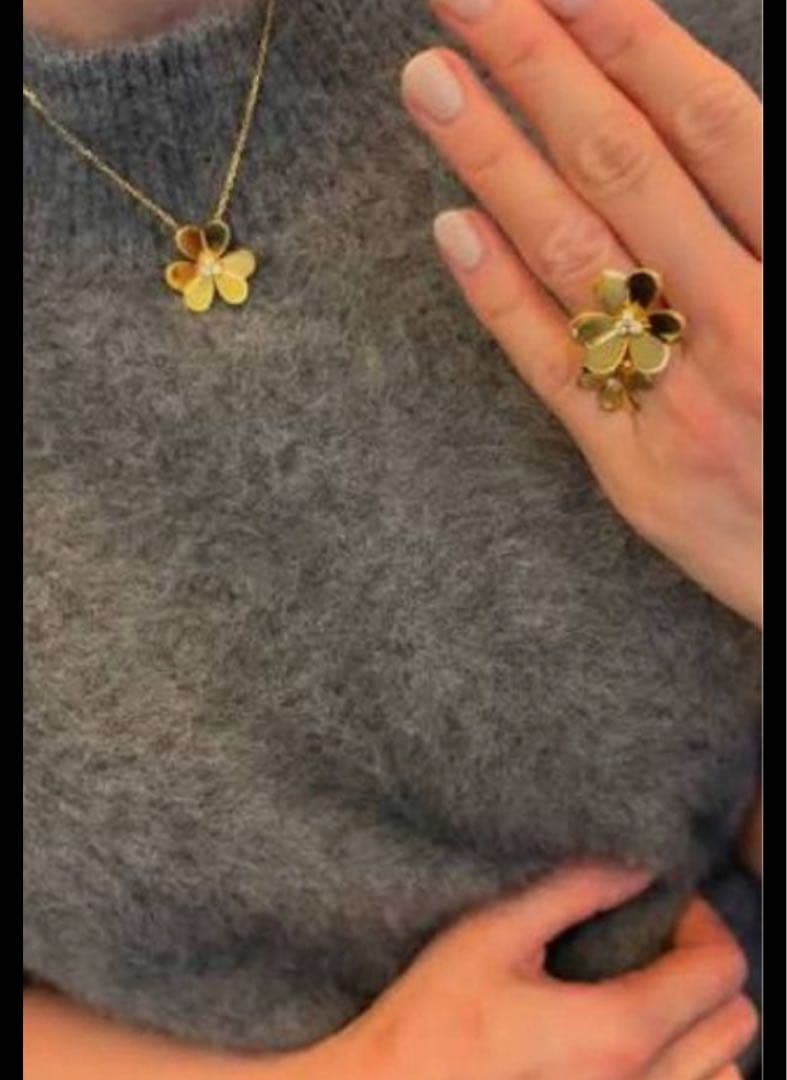 ✨ハイクオリティ✨ダイヤモンド　ゴールド　ネックレス　ラージサイズ　モアサナイト