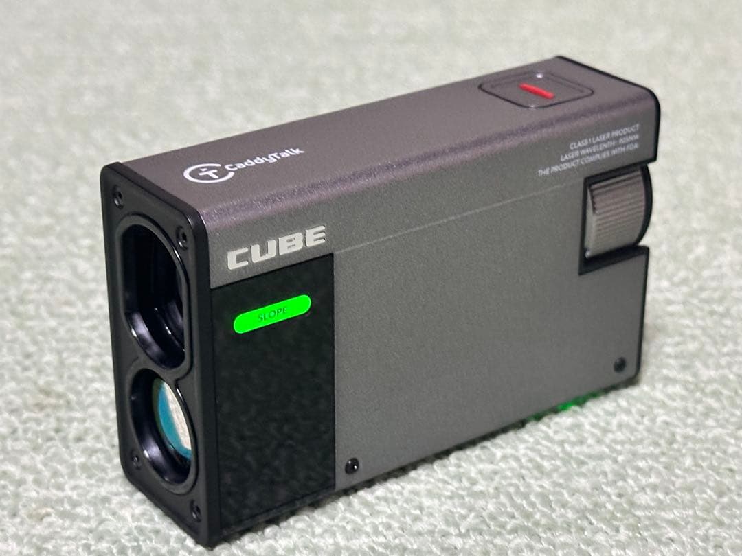 キャディートーク キューブ レーザー距離計 ガンメタルブラック
