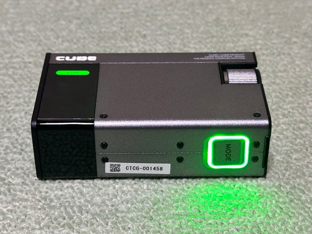 キャディートーク キューブ レーザー距離計 ガンメタルブラック