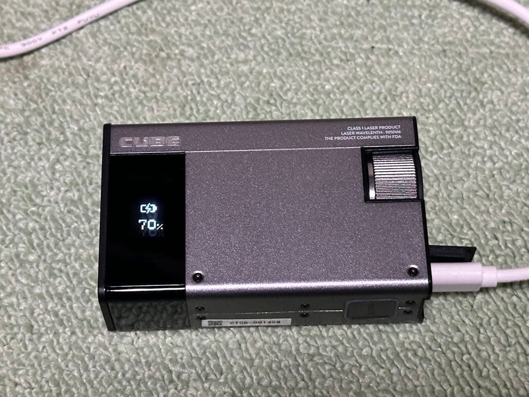 キャディートーク キューブ レーザー距離計 ガンメタルブラック