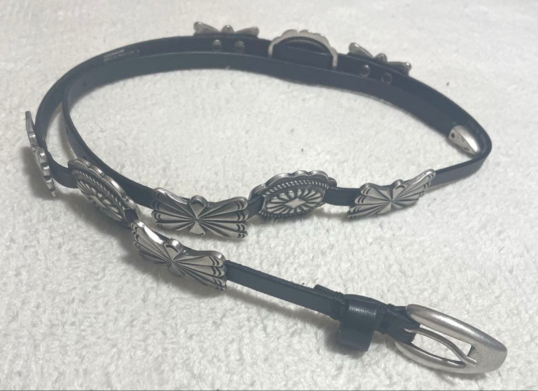 【極美品】Whim Gazette 【Puntovita】コンチョ細ベルト