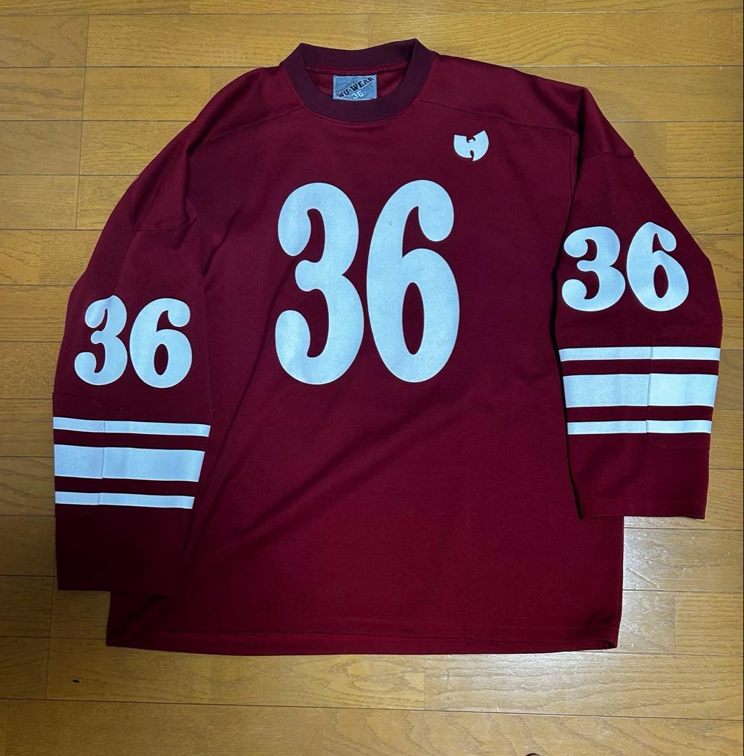 WU-WEAR フットボールシャツ XL 36 Wu-Tang Clan