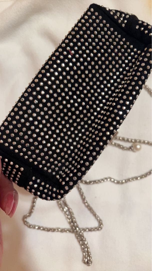 CHANEL ストーン装飾 ショルダーバッグ ノベルティ