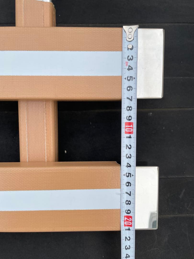 h*☆様 軽トラック 汎用 ウロコ柄ステンレス サイドバンパー左右set