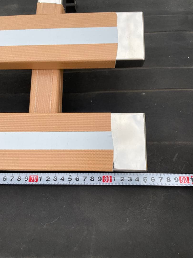 h*☆様 軽トラック 汎用 ウロコ柄ステンレス サイドバンパー左右set