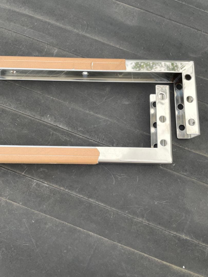 h*☆様 軽トラック 汎用 ウロコ柄ステンレス サイドバンパー左右set