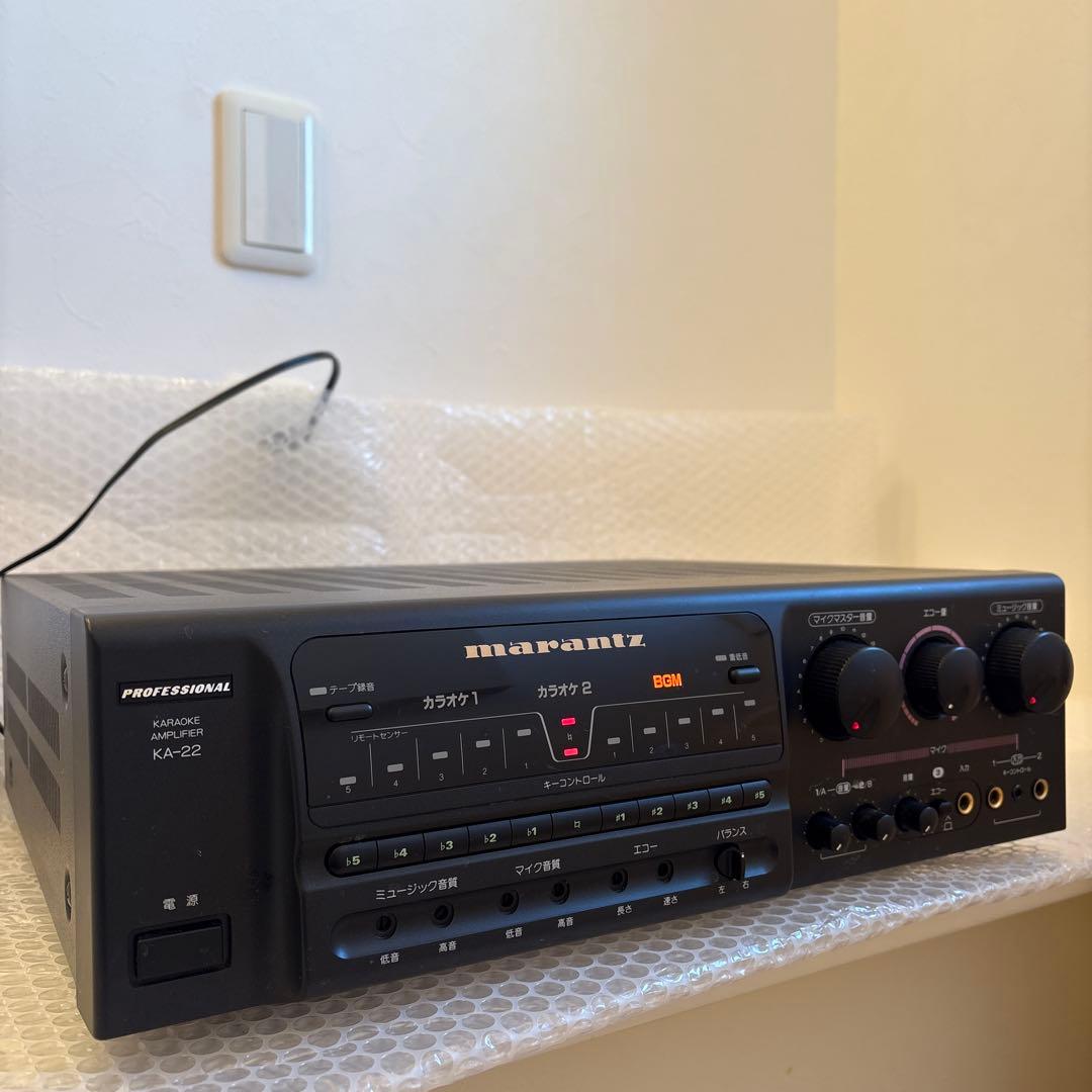 マランツ　marantz KA-22 カラオケアンプ　美品　綺麗　動作品　確認済