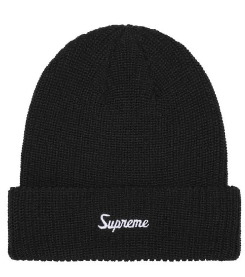 帽子 Supreme Loose Gauge Beanie black 2025FW