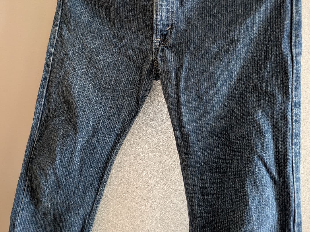 希少 Levi's505 ストライプ USA製 リーバイス ビンテージデニム