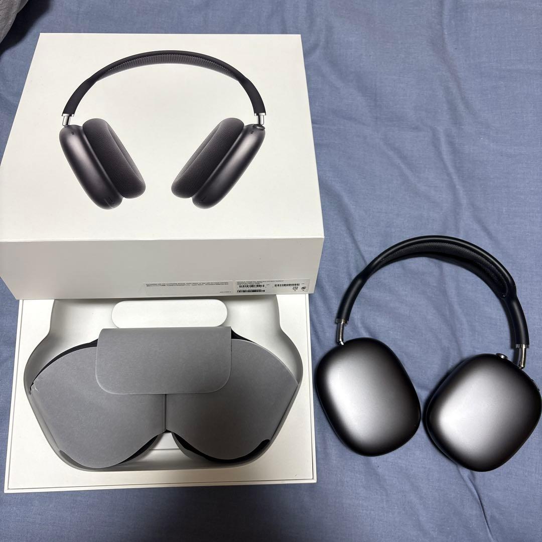 【最終値下げ】【動作確認積み】AirPods Max スペースグレー 本体