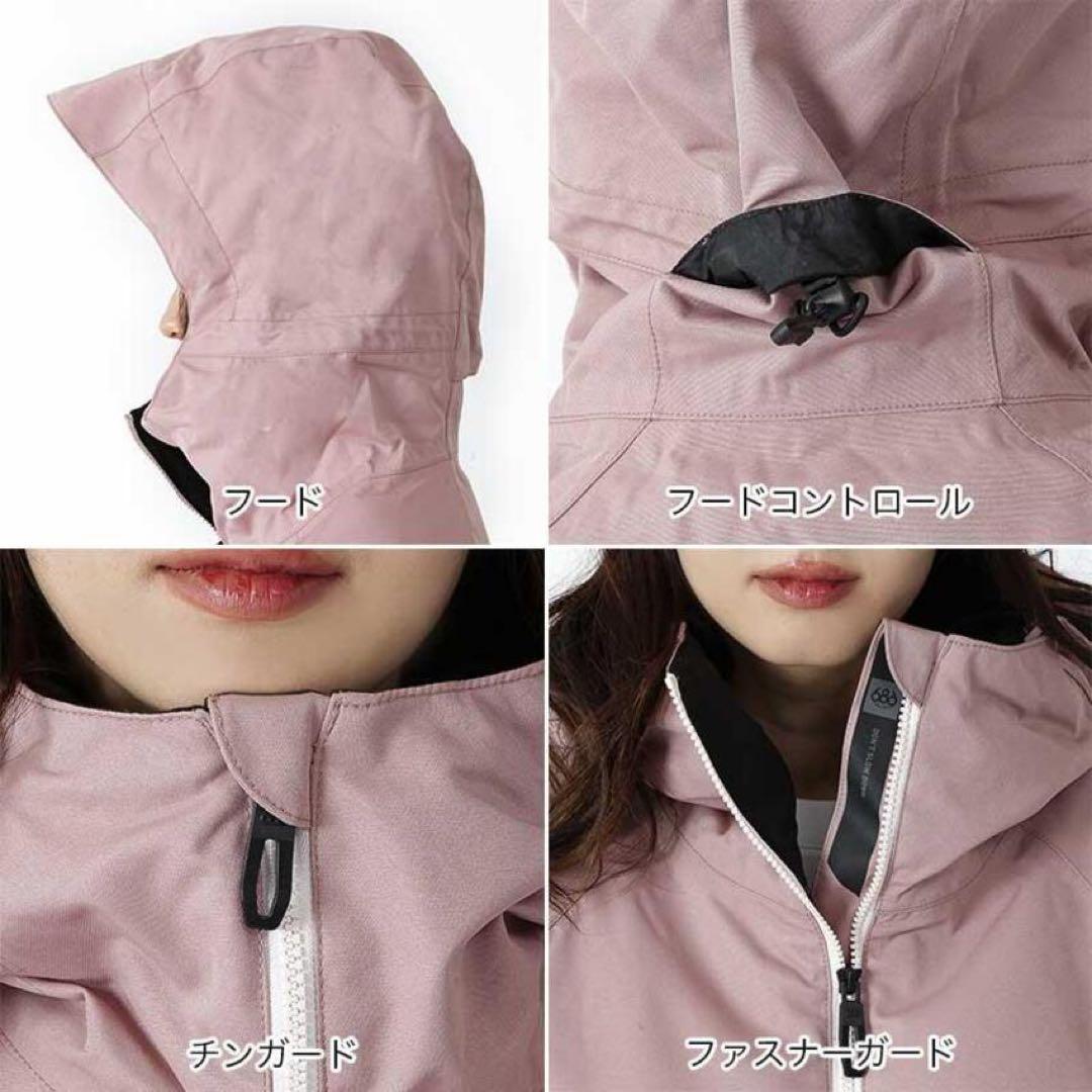 686 シックスエイトシックス レディース スノーウェアアノラック Mサイズ