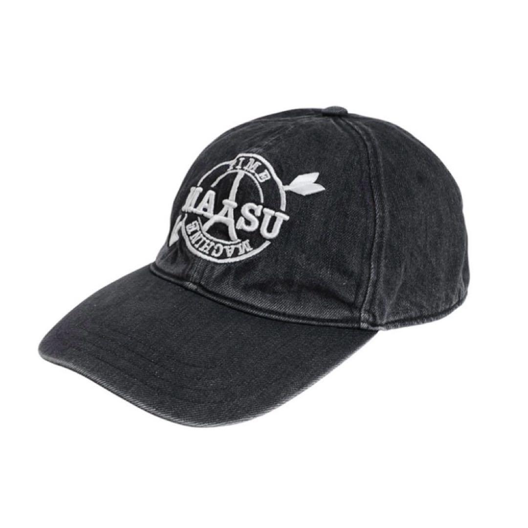 MASU MB EMBROIDERY CAP ブラック