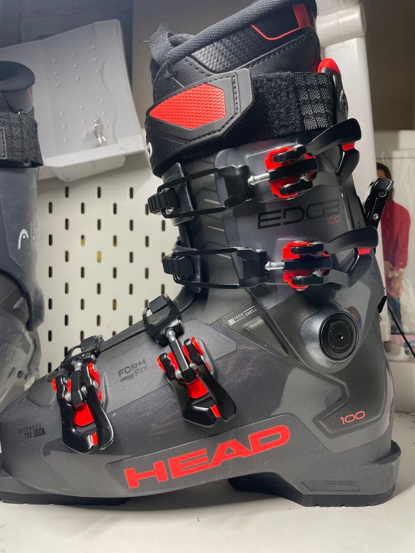 HEAD EDG 100 スキー靴 グレー/レッド