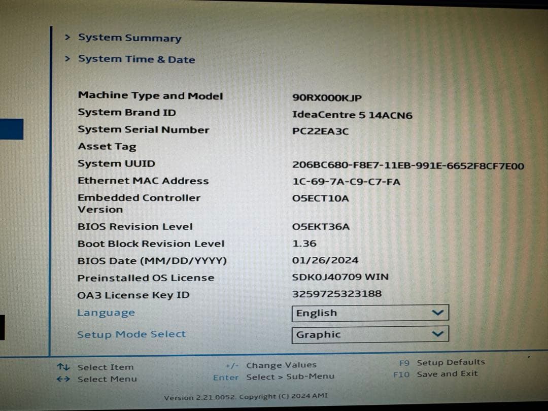 Windowsデスクトップ Lenovo IdeaCentre 5 Type 90RX