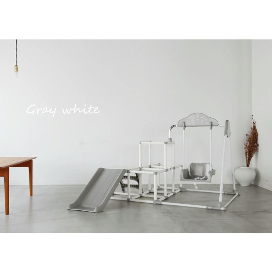 おりたたみわんぱくスライダージムブランコ付DX