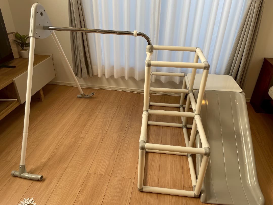 おりたたみわんぱくスライダージムブランコ付DX