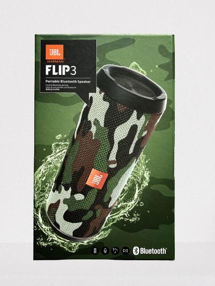 新品 送料無料 JBLFLIP3SQUAD 迷彩 Bluetooth スピーカー