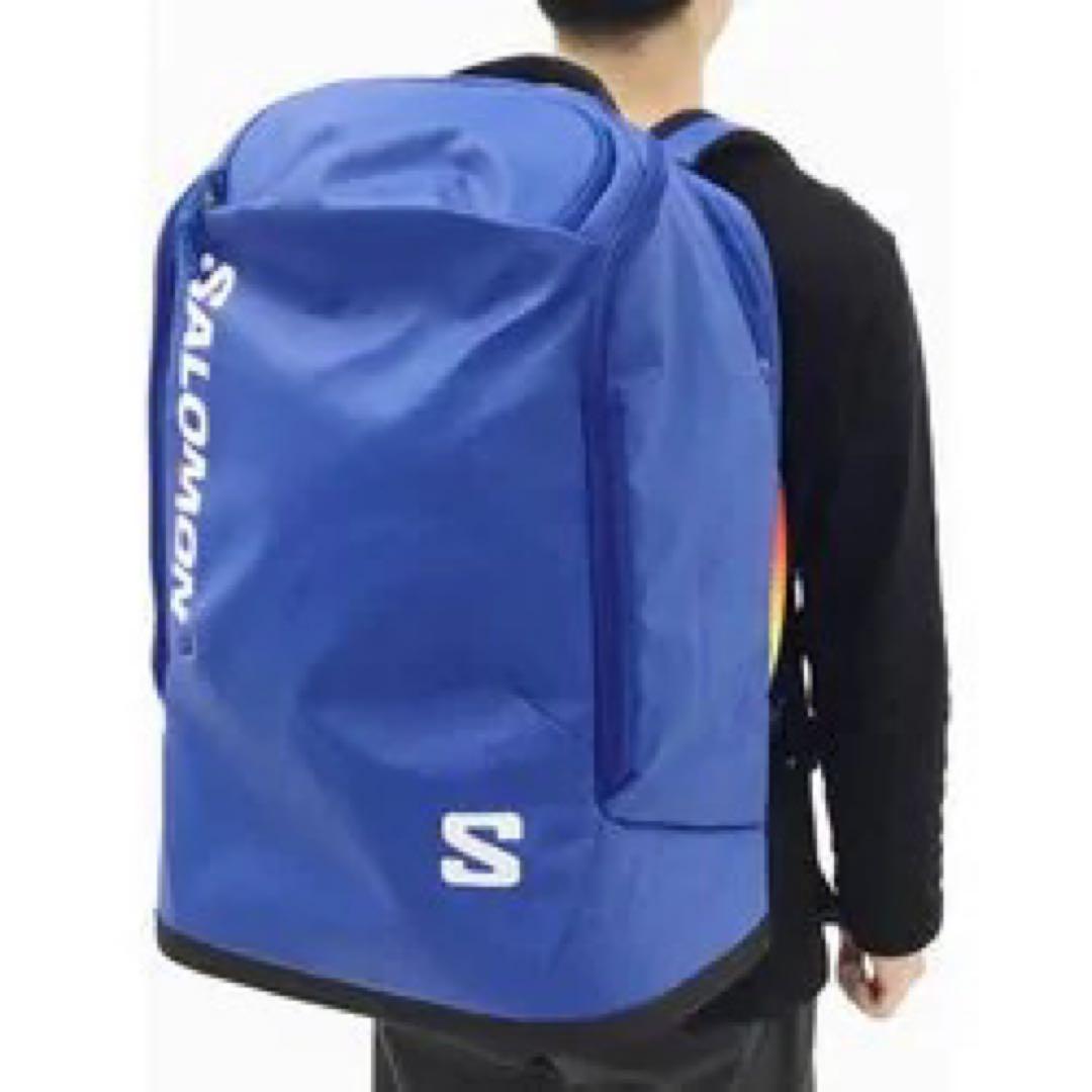 【SALOMONサロモン】GO TO  45L 青　スキーブーツバッグ
