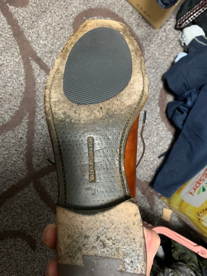 SHETLAND FOX シェットランドフォックス ストレートチップ 27cm