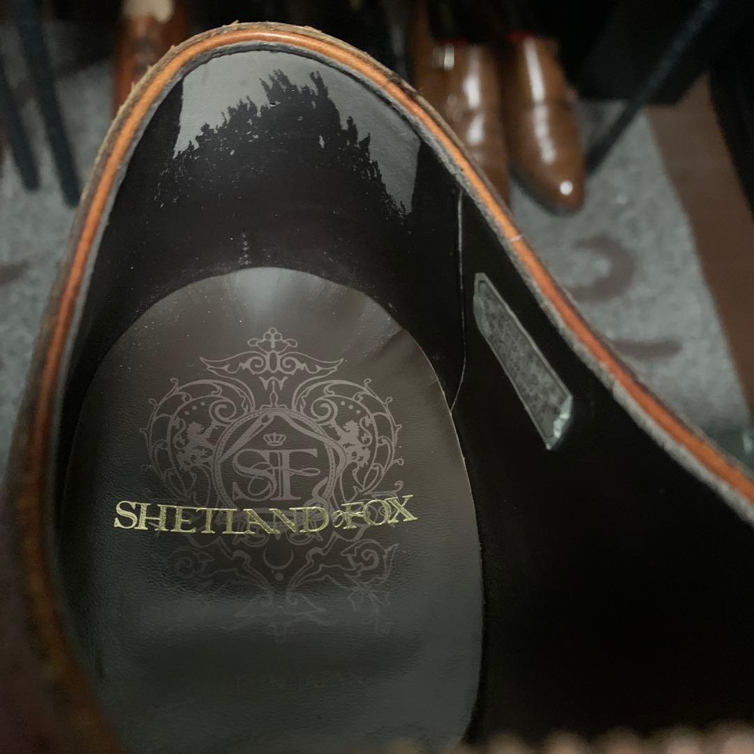 SHETLAND FOX シェットランドフォックス ストレートチップ 27cm