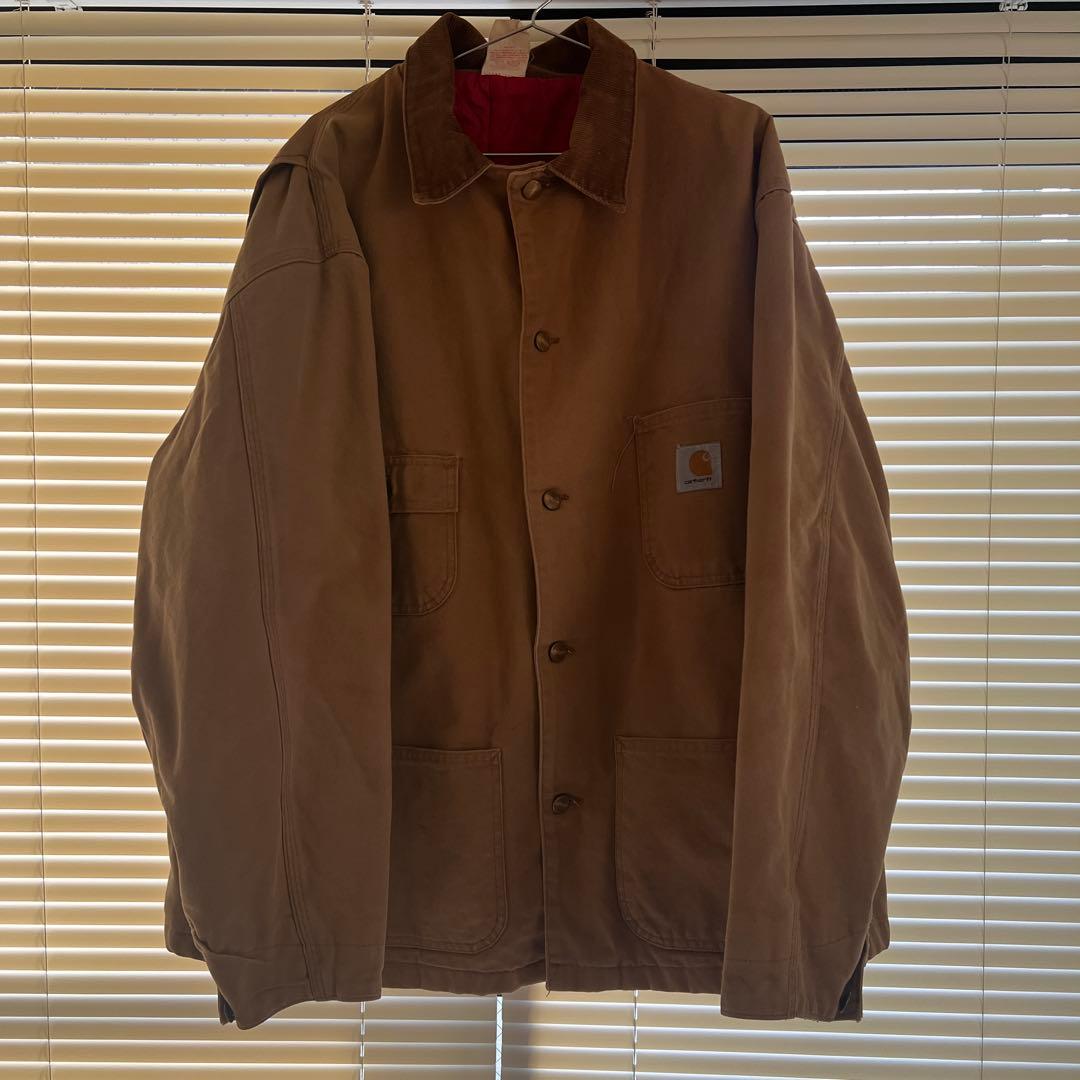 Carhartt ブラウン カバーオール