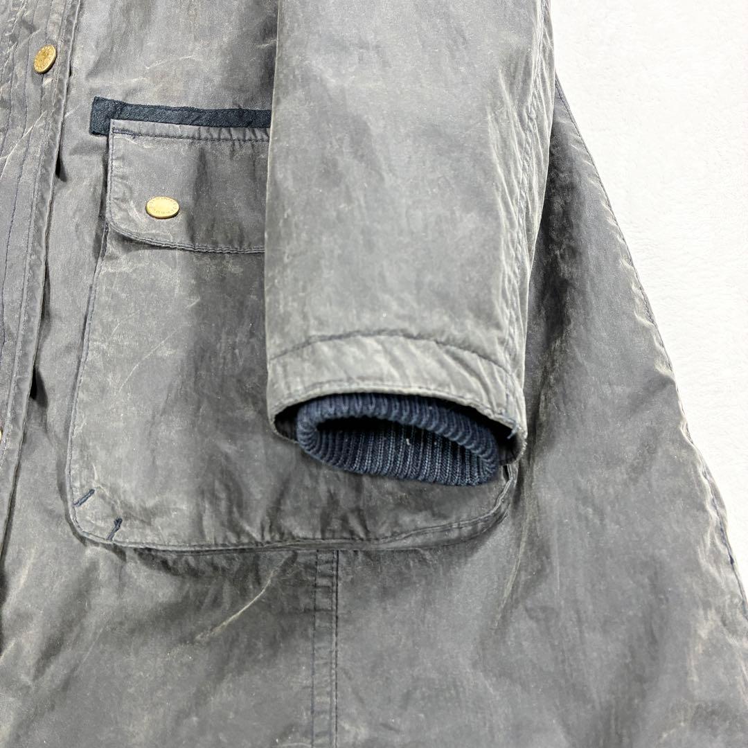 か*ん様 90s英国製 バブアー ビデイル オイルドジャケット ファー フード取