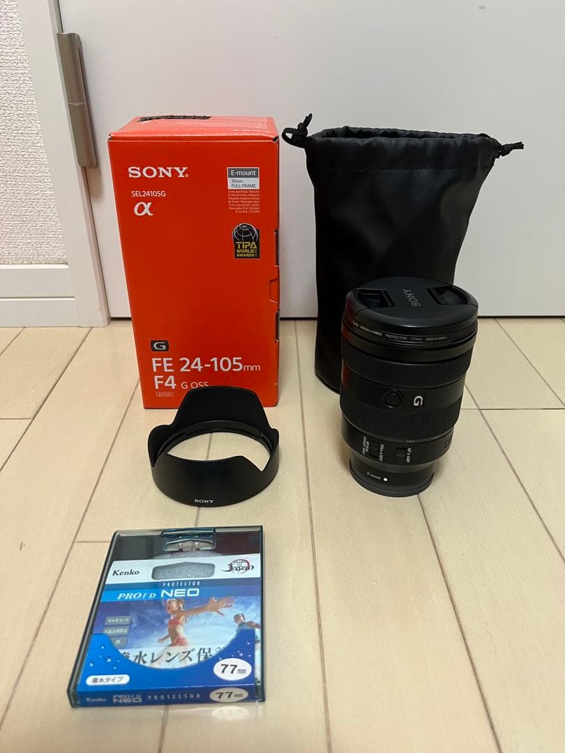 【美品】SONY FE24-105 F4GOSS + kenkoレンズフィルター