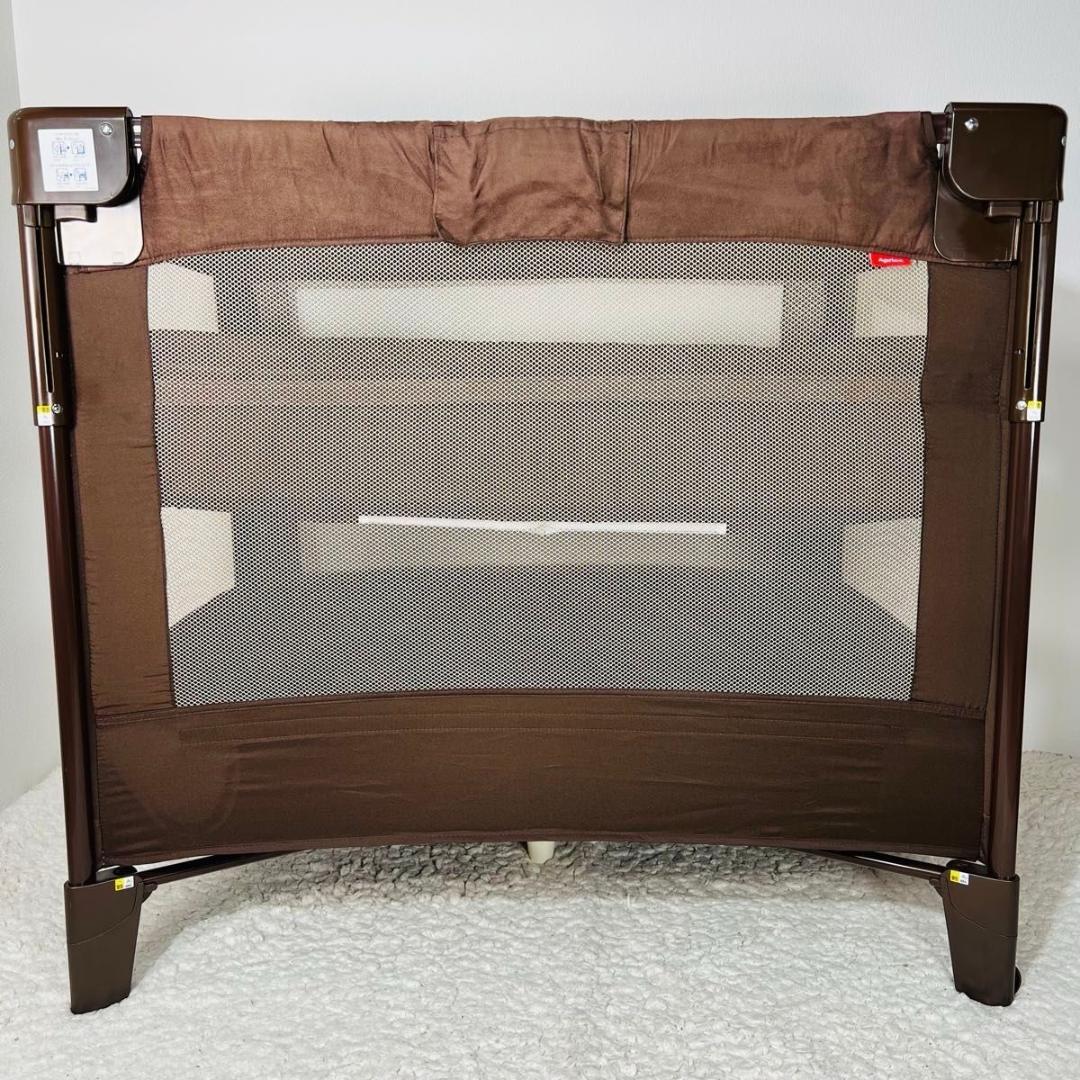 アップリカ ココネルエアー プラス ベビーベッド 折りたたみ式 ベビー用品 美品