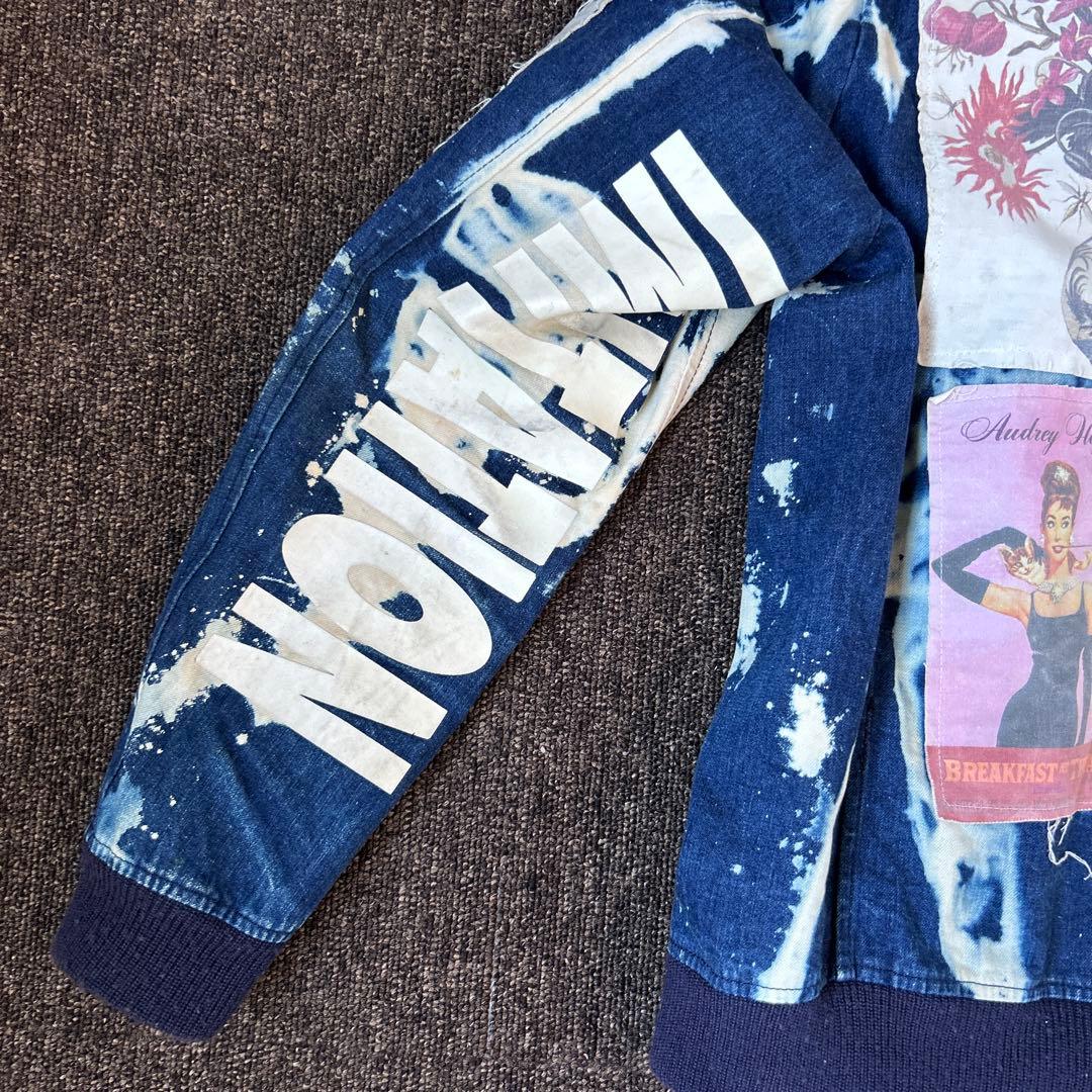 【一点物】GILET デニムジャケット リメイク