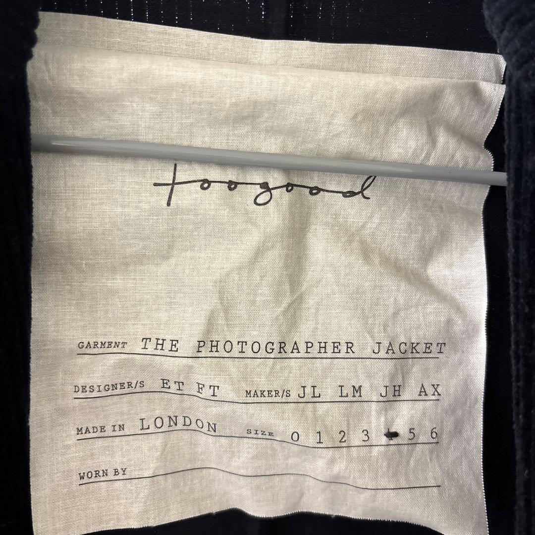 toogood PHOTOGRAPHER JACKET コーデュロイ サイズ4