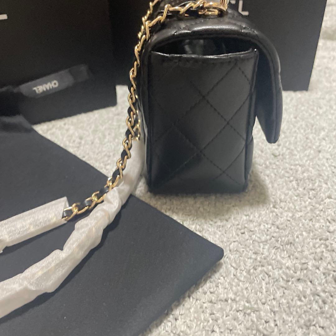 CHANEL ブラック ショルダーバッグ　ノベルティ