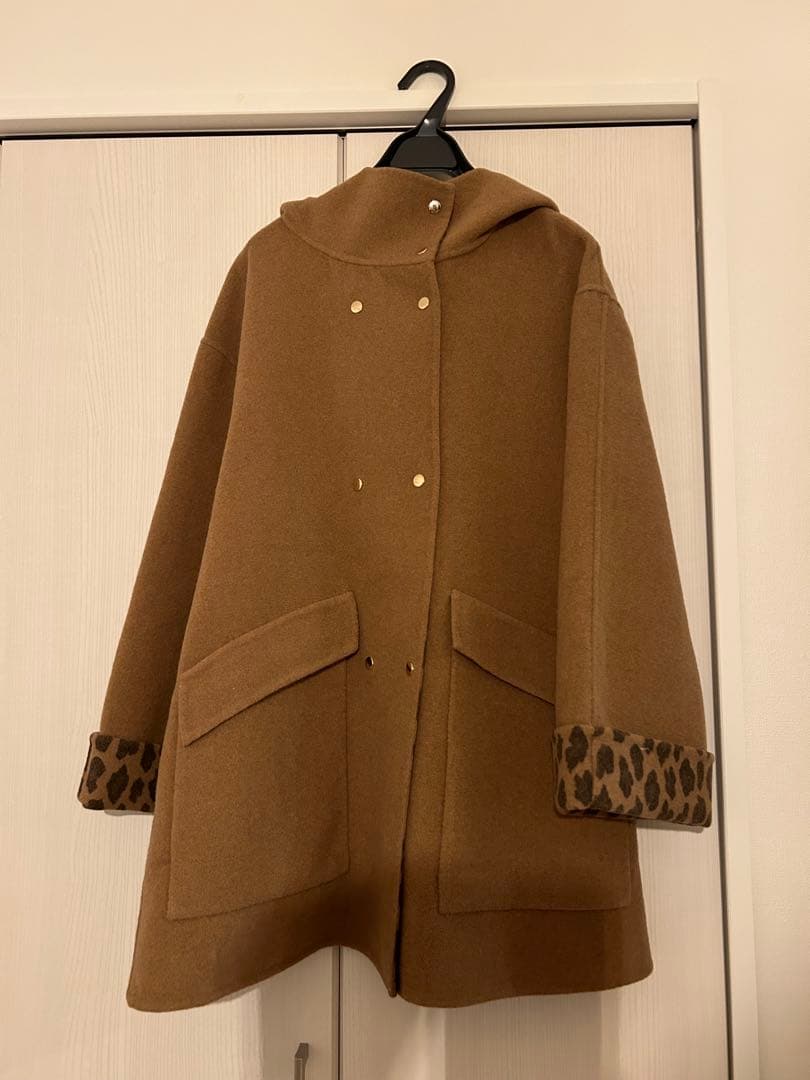 ＳＡ 　SHIPS any: リバー フーデッド Aライン ミドル コート