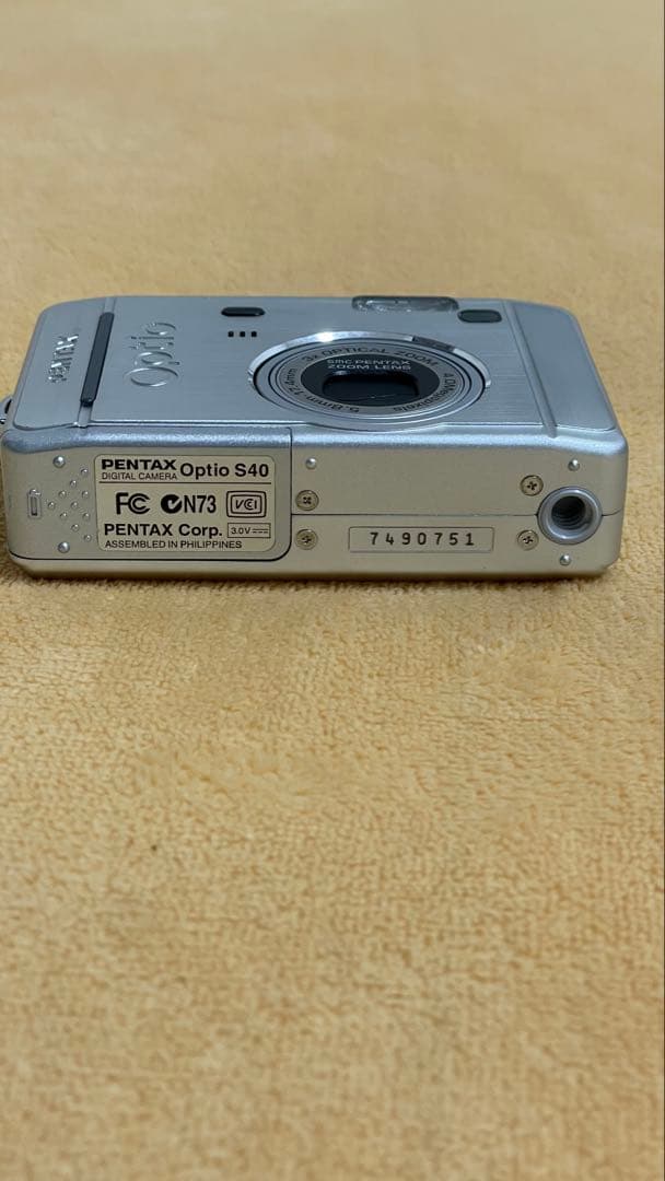 PENTAX Optio S40 コンパクトデジタルカメラ シルバー