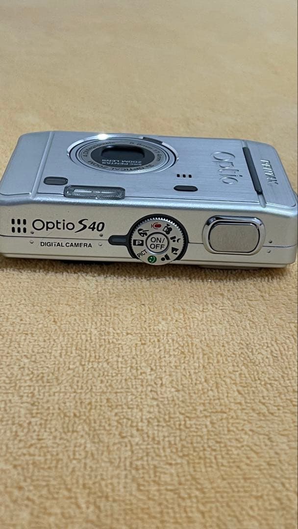 PENTAX Optio S40 コンパクトデジタルカメラ シルバー
