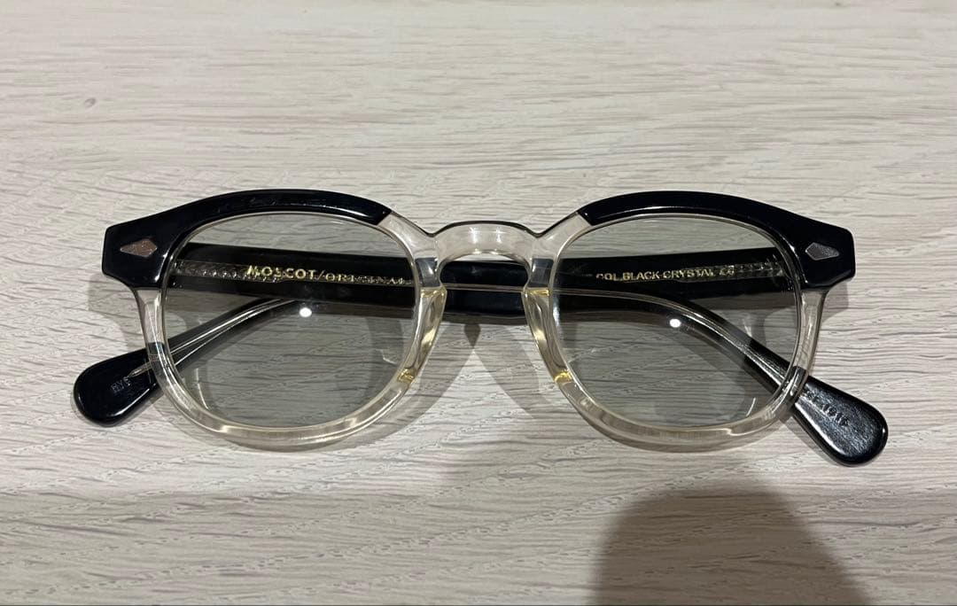 MOSCOT モスコット BLACK CRYSTAL サングラス　LEMTOSH