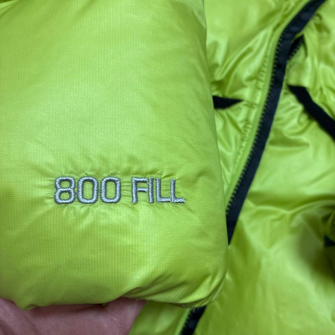 STUSSY ダウンジャケット　ライム