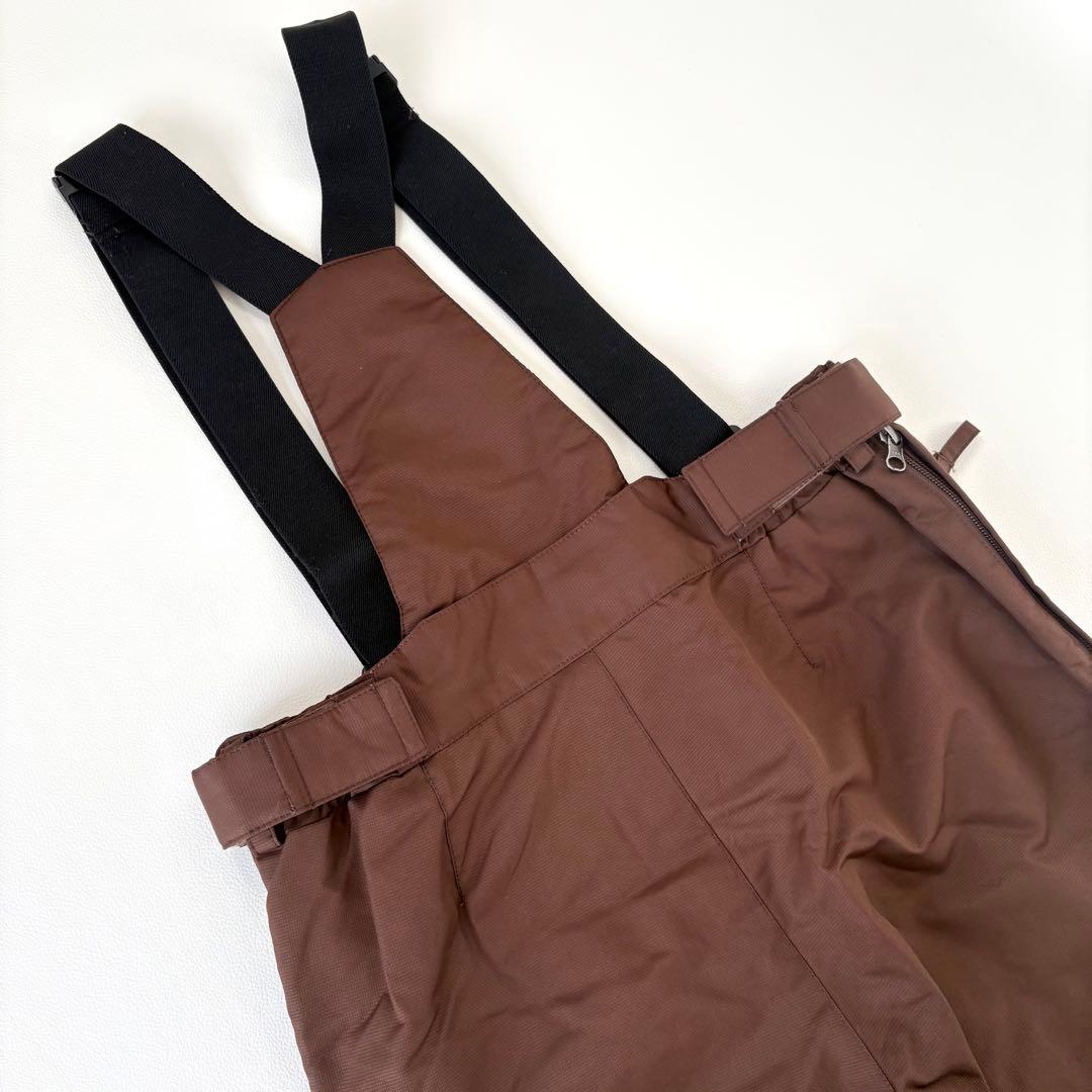 BB スキー スノボ ウエア 上下 大きいサイズLL アイボリー/ブラウン洗える