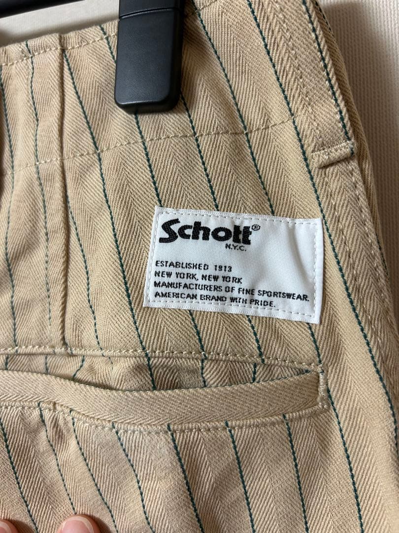 Schott STRIPE FRISCO PANTS ストライプ フリスコパンツ